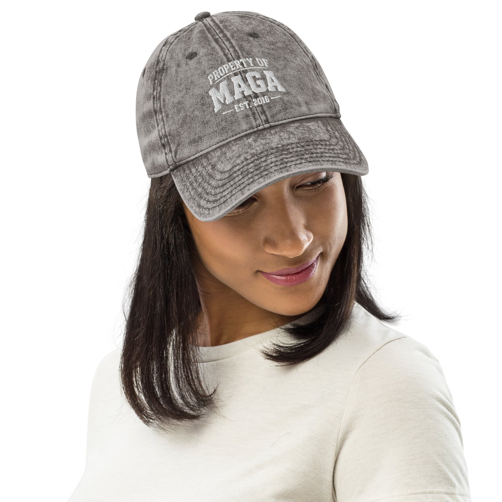 Property of MAGA Vintage Cotton Twill Cap - Image 10